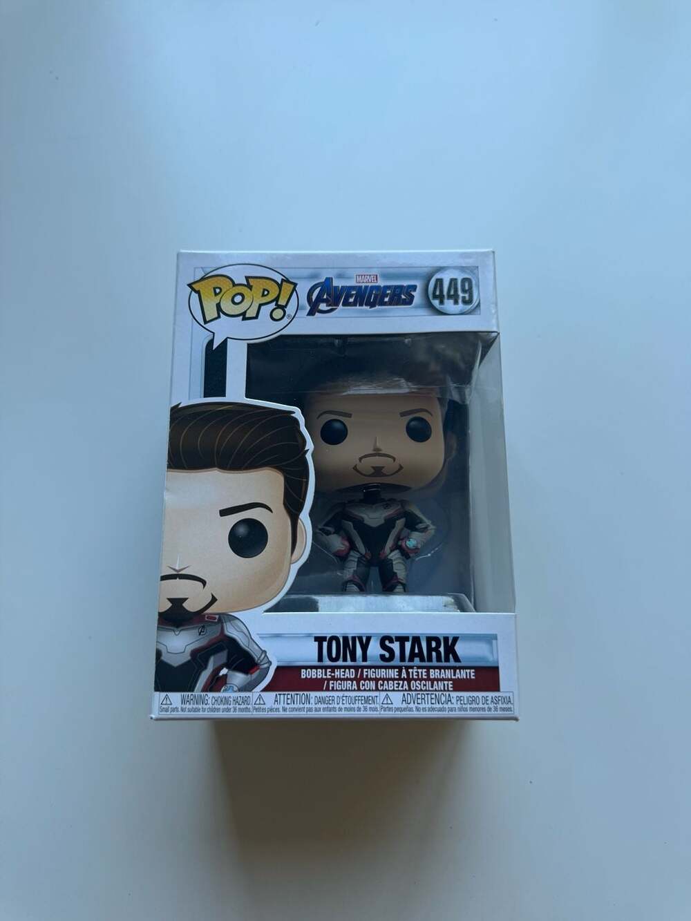 Funko Pop! Marvel Avengers Endgame Tony Stark Vinyl Figure #449